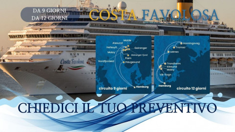 2026 costa favolosa mare del nord IN38