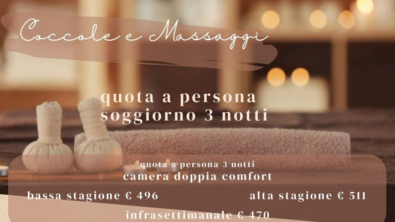 2025 hotel 2 mari coccole e massaggi 3 notti IN38